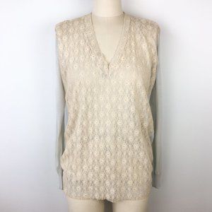 Stella McCartney Lace Long Sleeve Top